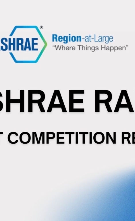 ASHRAE RAL Student Competition Cover