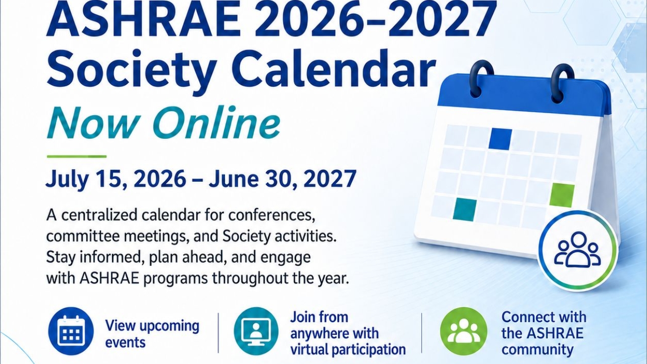 ASHRAE Society Calendar