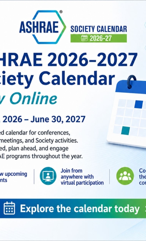 ASHRAE Society Calendar